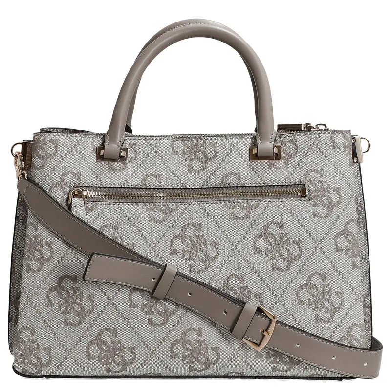 Guess Erenia Girlfriend - Bolso de mano (dark taupe logo)