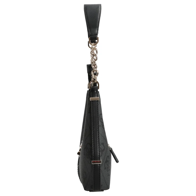Guess Erenia Top Zip - Bolso de hombro (coal logo)