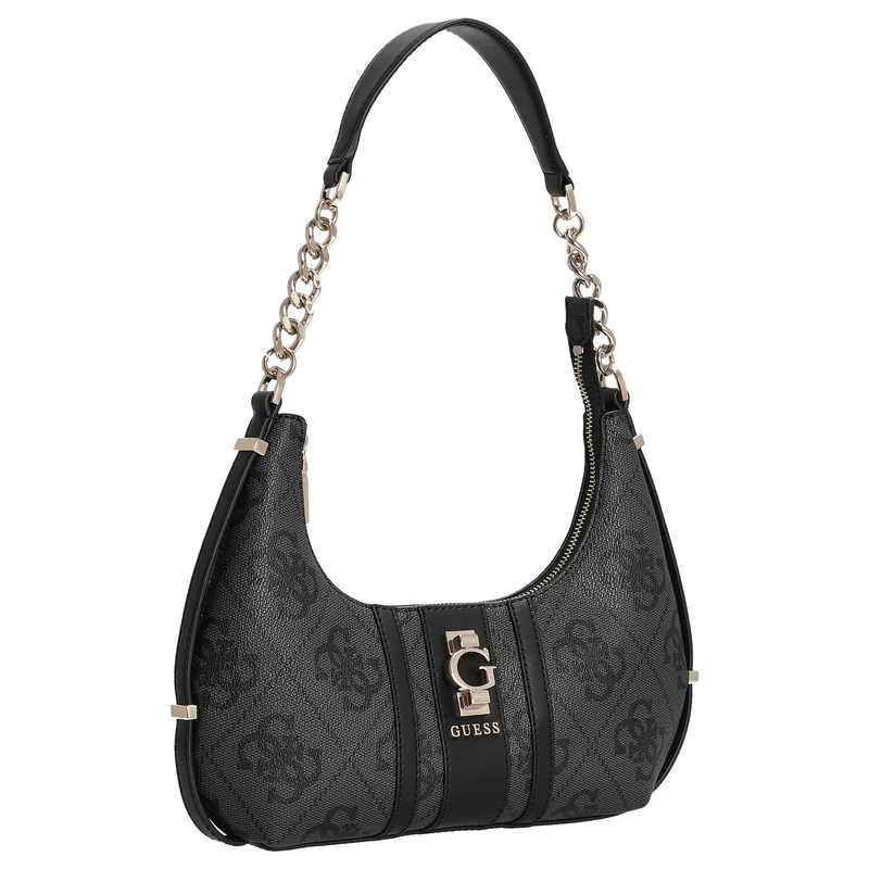 Guess Erenia Top Zip - Bolso de hombro (coal logo)