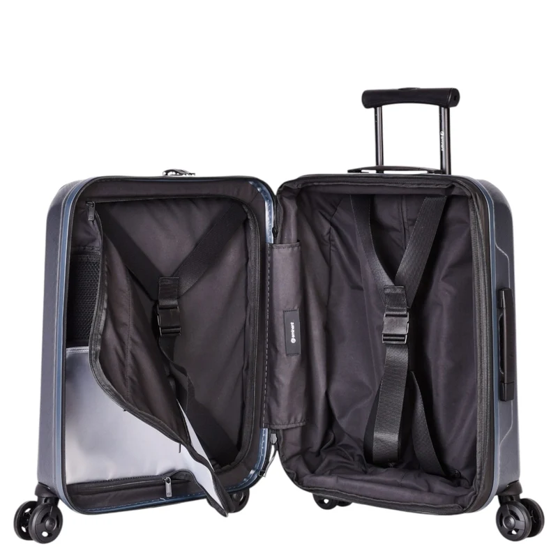 Eminent KAPSTADT BUSINESS PREMIUM - Trolley de cabina de 4 ruedas 55 cm expandible (dunkelgrau)
