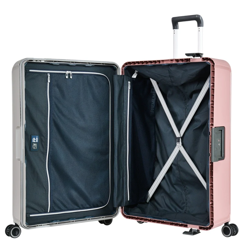 Eminent VERTICA - Trolley de 4 ruedas 76 cm (grau/rosa)