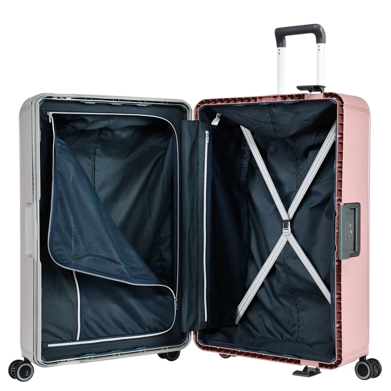 Eminent VERTICA - Trolley de 4 ruedas 76 cm (grau/rosa)