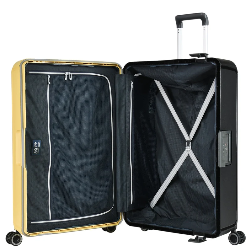 Eminent VERTICA - Trolley de 4 ruedas 76 cm (schwarz/gelb)
