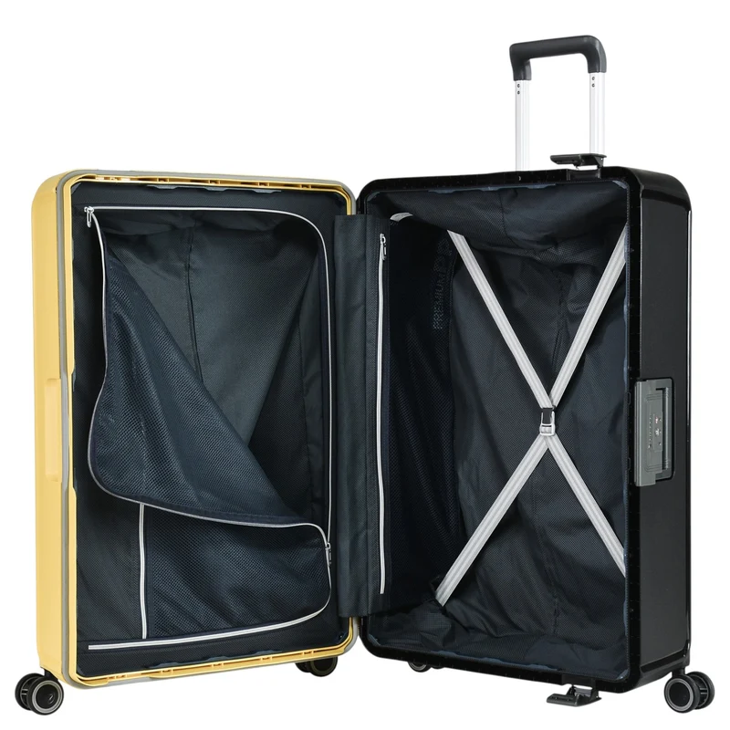 Eminent VERTICA - Trolley de 4 ruedas 76 cm (schwarz/gelb)