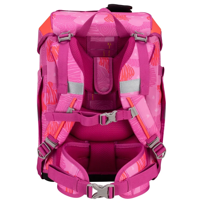 DerDieDas ErgoFlex Tiny - Mochila escolar Set 5tlg. 900g (Roses)