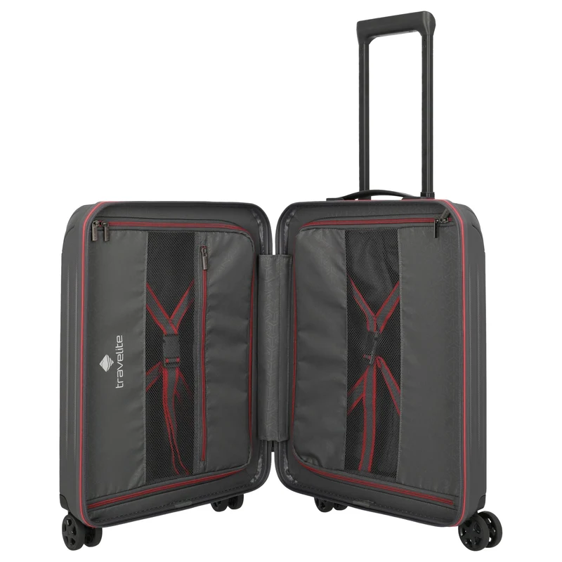 Travelite Dynamiic - Trolley de cabina con 4 ruedas S 55 cm (anthrazit)