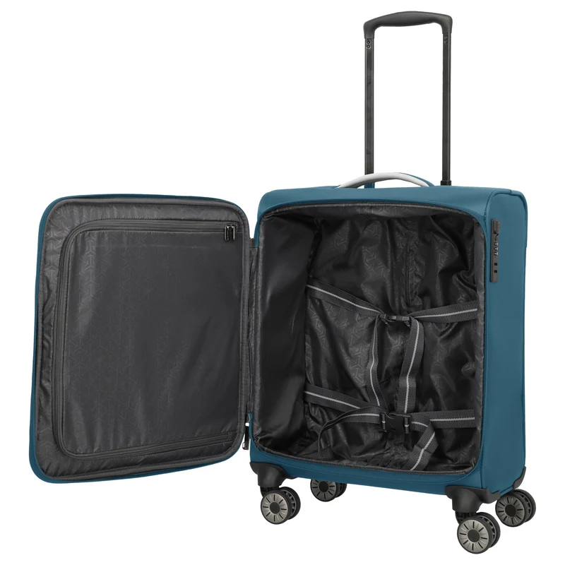 Travelite Jetpack Max - Trolley de 4 ruedas S 55 cm (petrol)