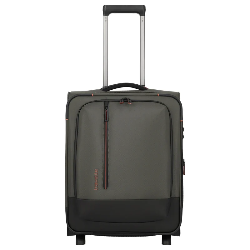 Travelite Crosslite - Trolley de cabina S 2 ruedas 54 cm expandible (olive)