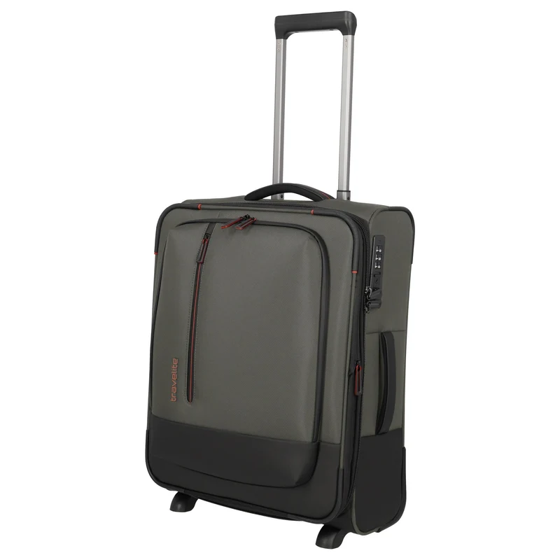 Travelite Crosslite - Trolley de cabina S 2 ruedas 54 cm expandible (olive)