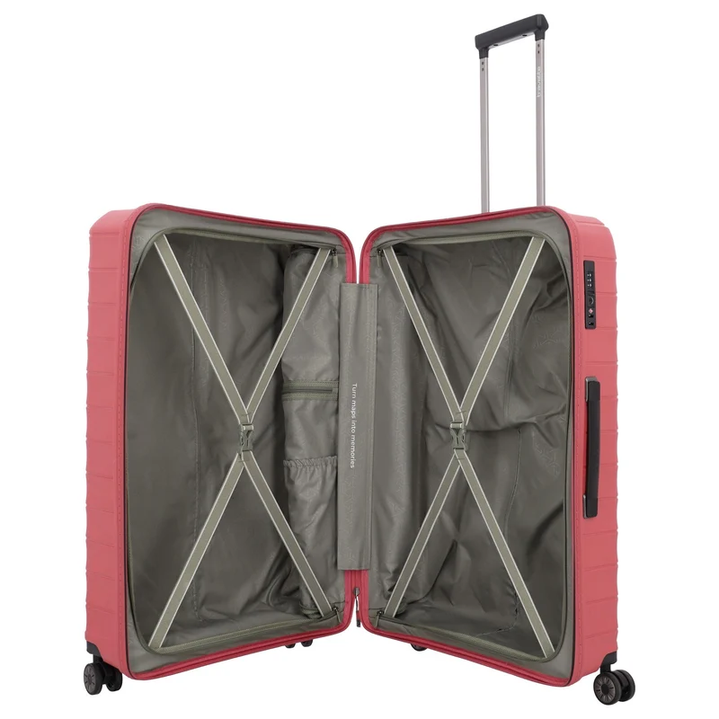 Travelite Mooby - Trolley de 4 ruedas L 77 cm (rot)