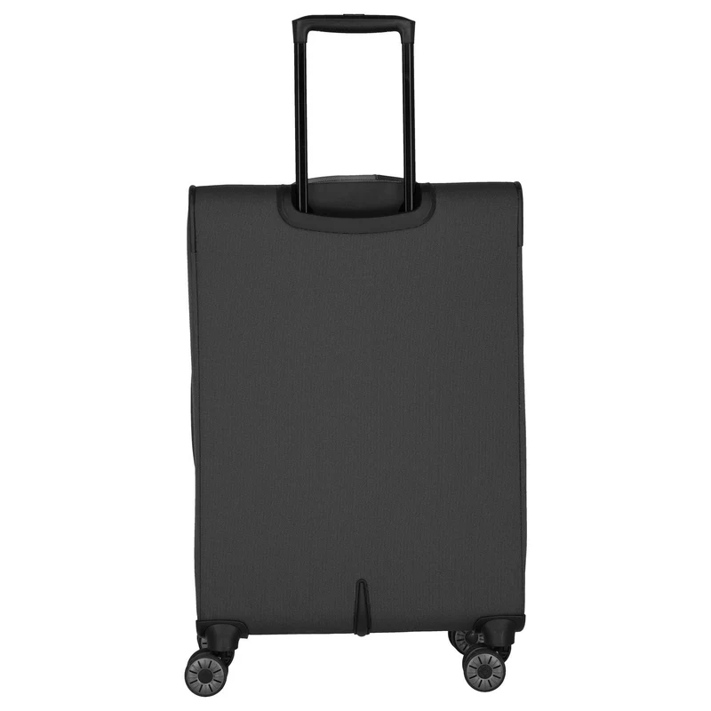 Travelite Viia - Trolley de 4 ruedas M 67 cm expandible (Schiefer)