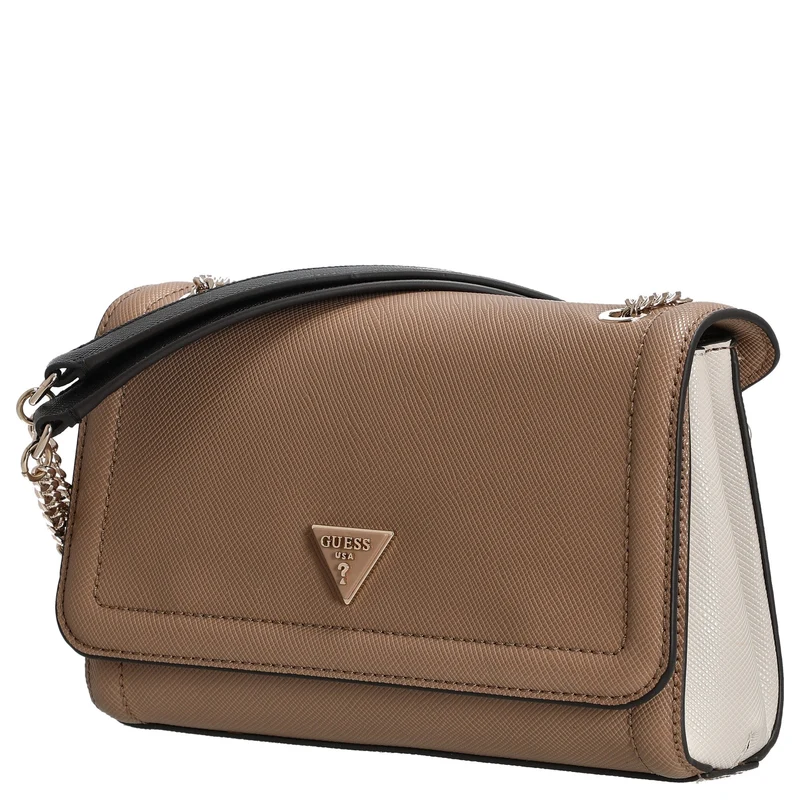 Guess Noelle II Xbody Flap - Bolso bandolera 24 cm (tan multi)