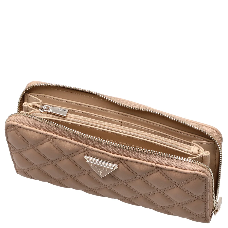 Guess Guilly II SLG Zip Around L - Cartera 12cc 20.5 cm (beige)