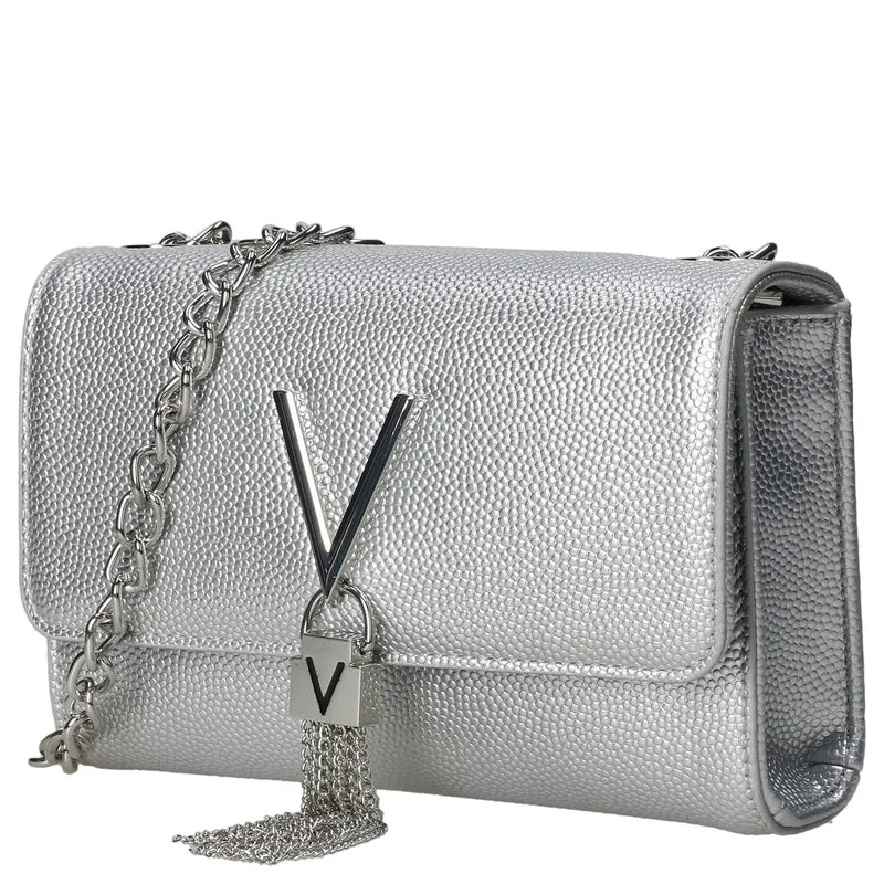 Valentino Bags Divina - Bolso bandolera 17 cm (argento)