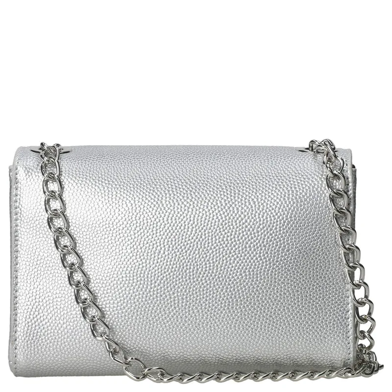 Valentino Bags Divina - Bolso bandolera 17 cm (argento)