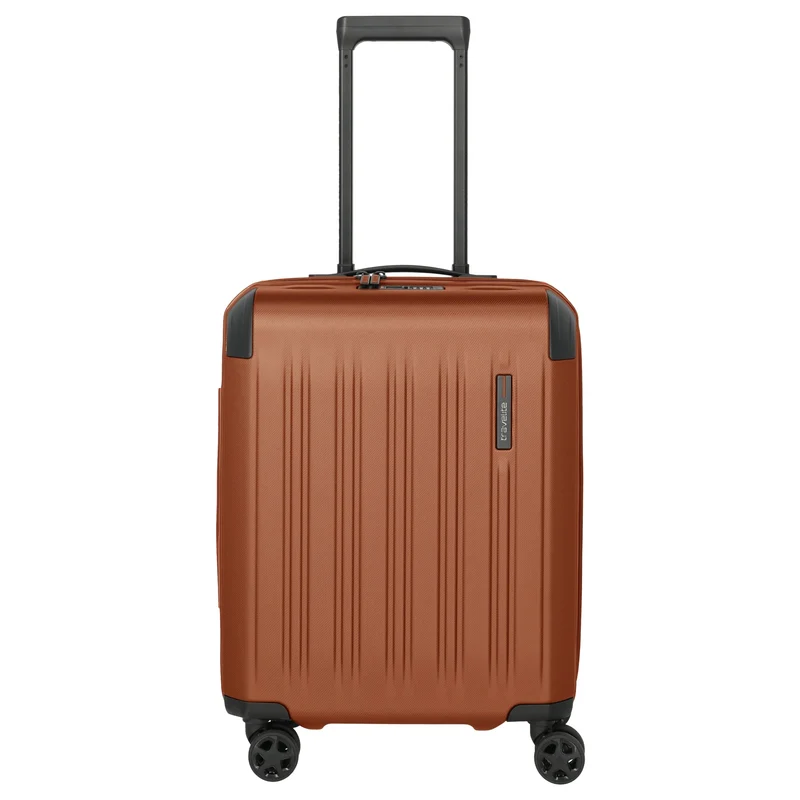 Travelite Dynamiic - Trolley de cabina con 4 ruedas S 55 cm expandible (kupfer)