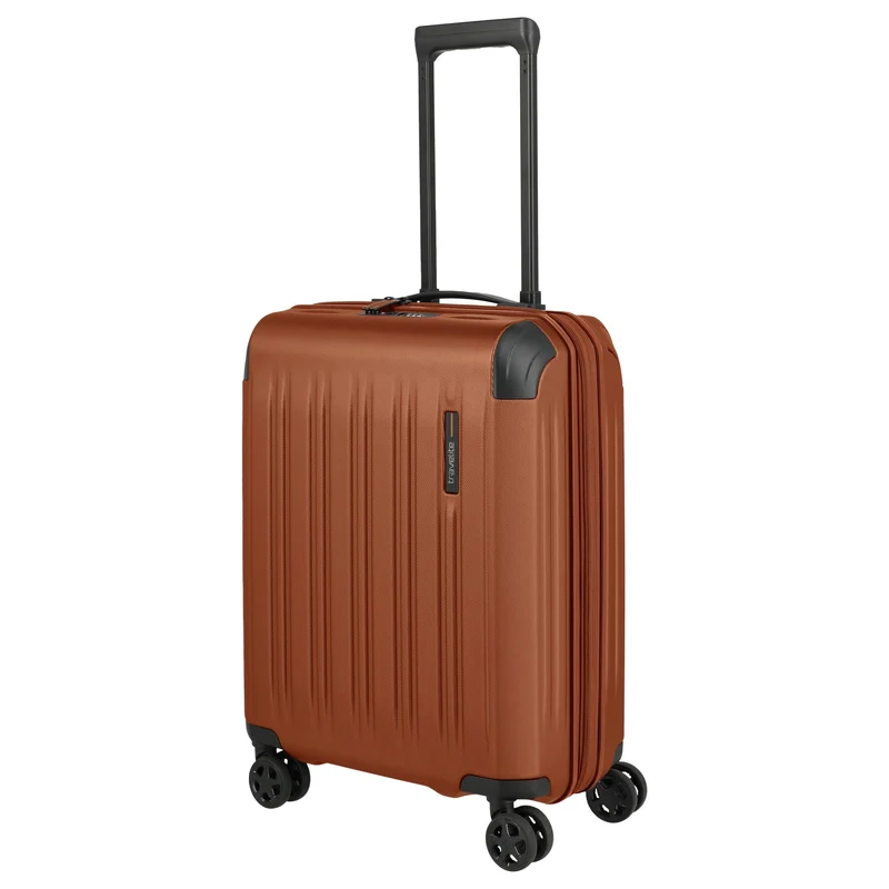 Travelite Dynamiic - Trolley de cabina con 4 ruedas S 55 cm expandible (kupfer)