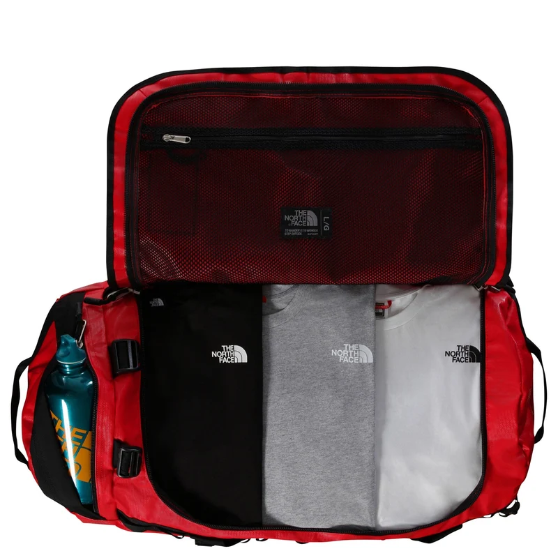 The North Face Base Camp Duffel L 95 - Bolsa de viaje/mochila 70 cm (tnf red-tnf black-npf)