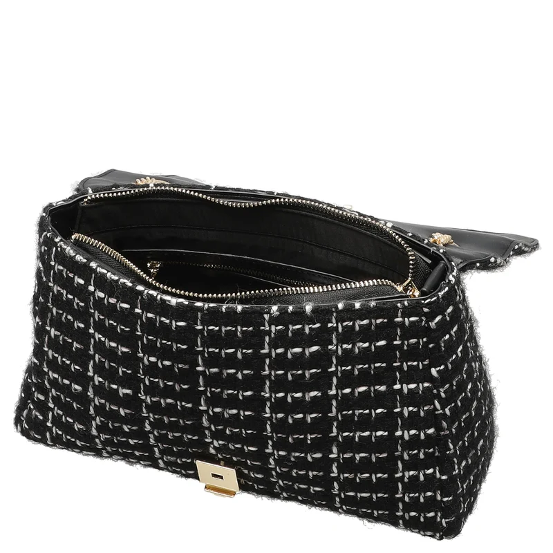Valentino Bags Tweed - Bolso bandolera 25.5 cm (nero/multicolor)