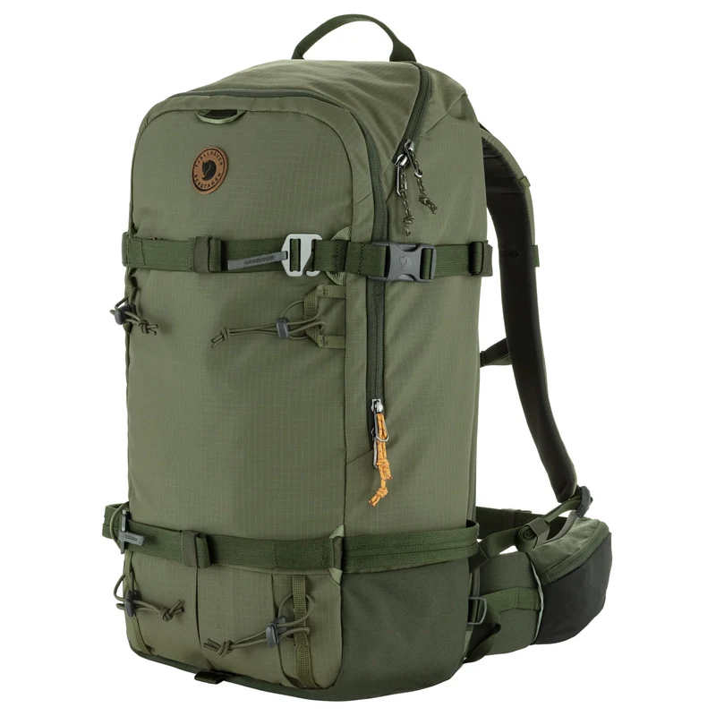 Fjällräven Bergtagen Touring 30 - Mochila de esquí (laurel green/deep forest, M/L)
