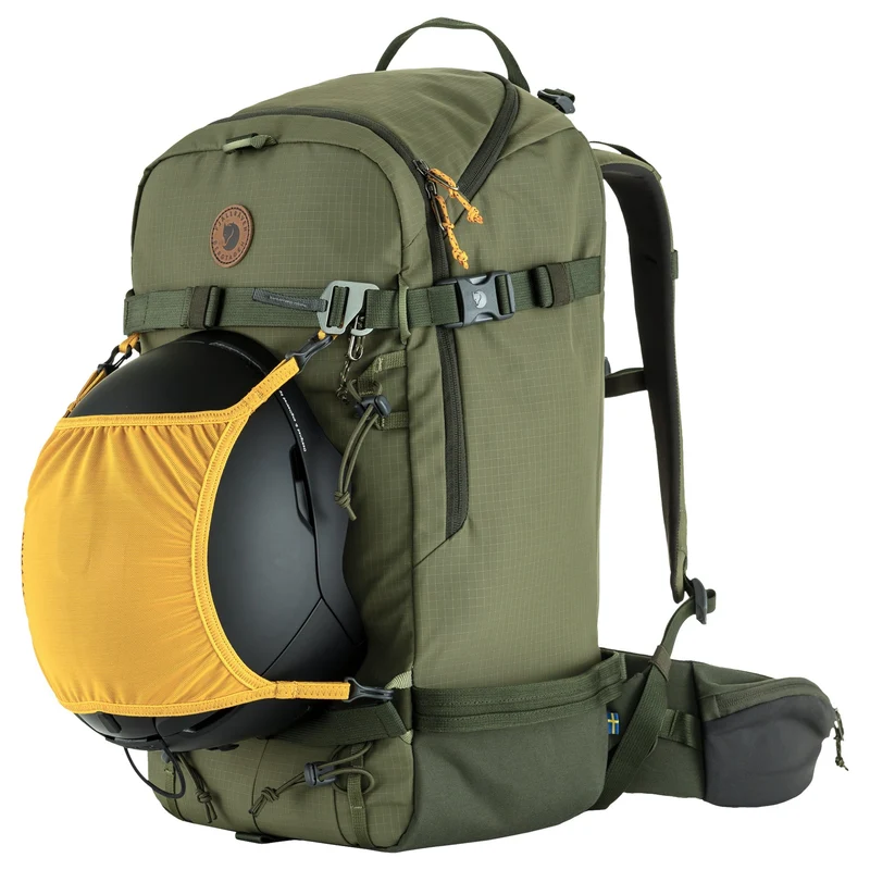 Fjällräven Bergtagen Touring 30 - Mochila de esquí (laurel green-deep forest, S/M)
