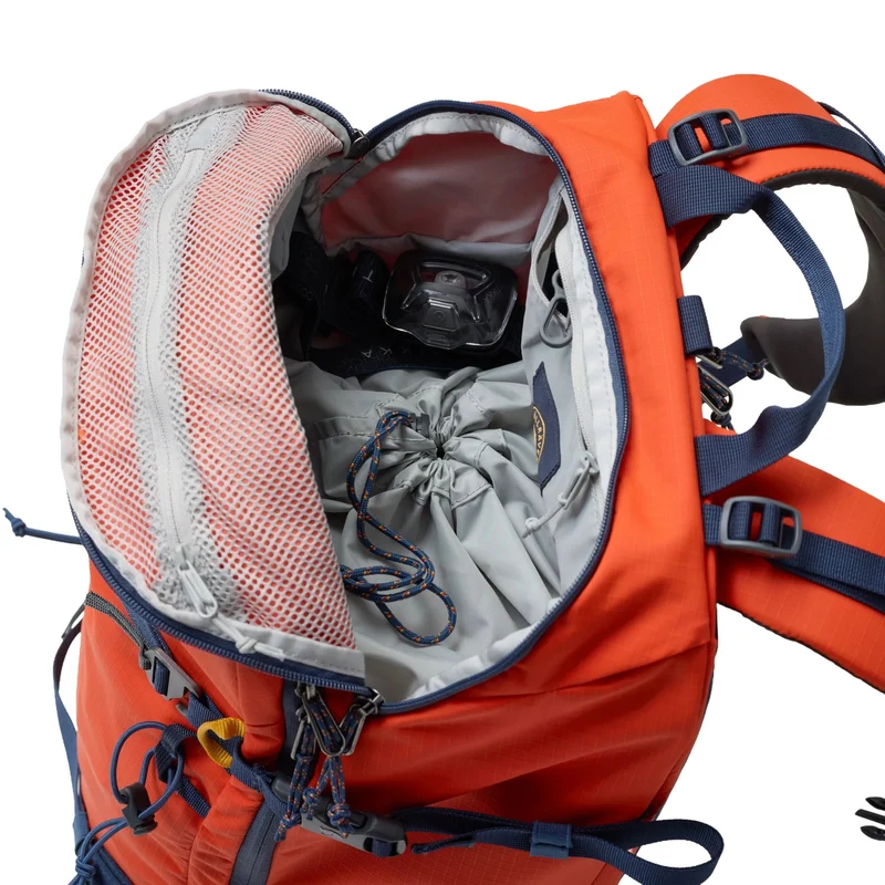 Fjällräven Bergtagen Touring 30 - Mochila de esquí (flame orange-mountain blue)