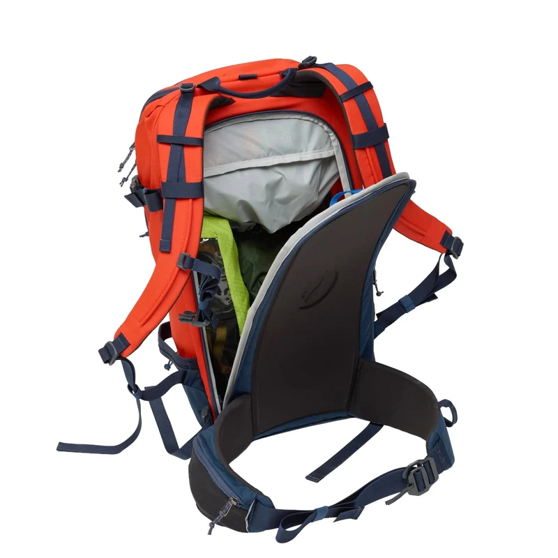 Fjällräven Bergtagen Touring 30 - Mochila de esquí (flame orange-mountain blue)