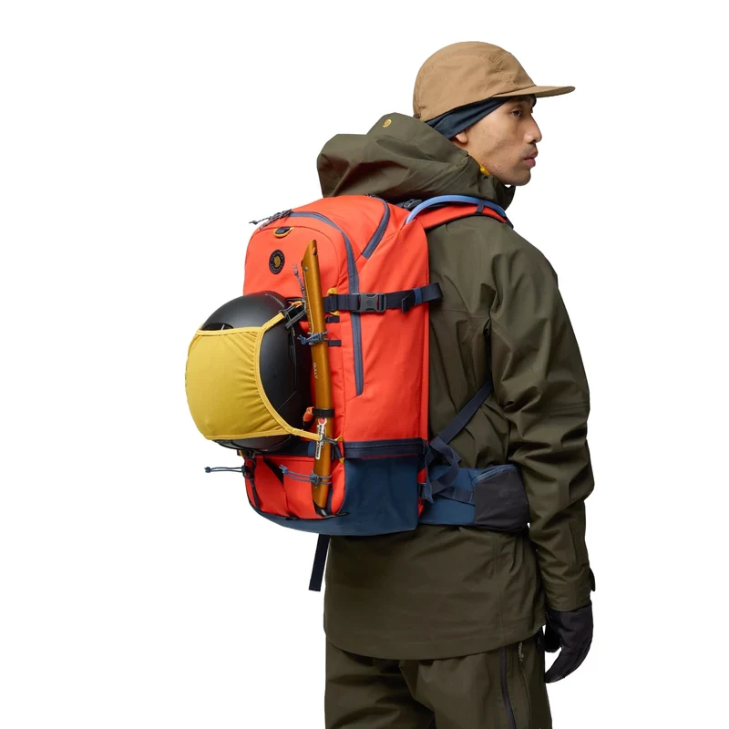 Fjällräven Bergtagen Touring 30 - Mochila de esquí (flame orange-mountain blue)