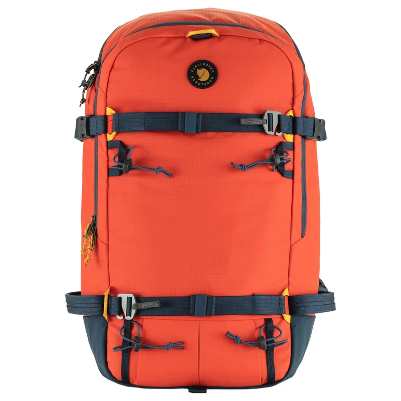 Fjällräven Bergtagen Touring 30 - Mochila de esquí (flame orange-mountain blue, M/L)