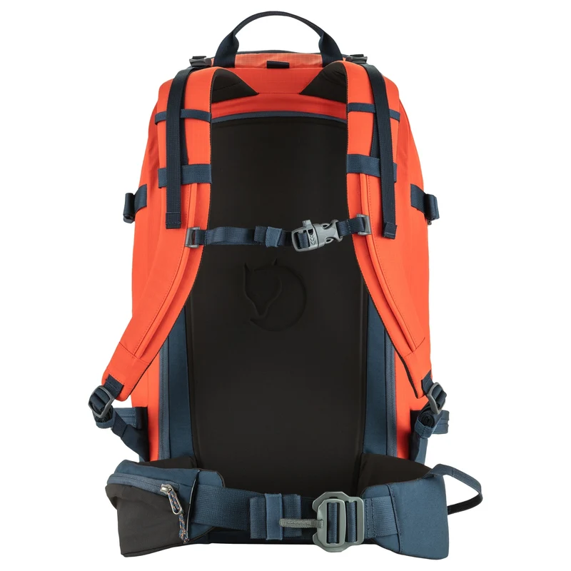 Fjällräven Bergtagen Touring 30 - Mochila de esquí (flame orange-mountain blue, M/L)