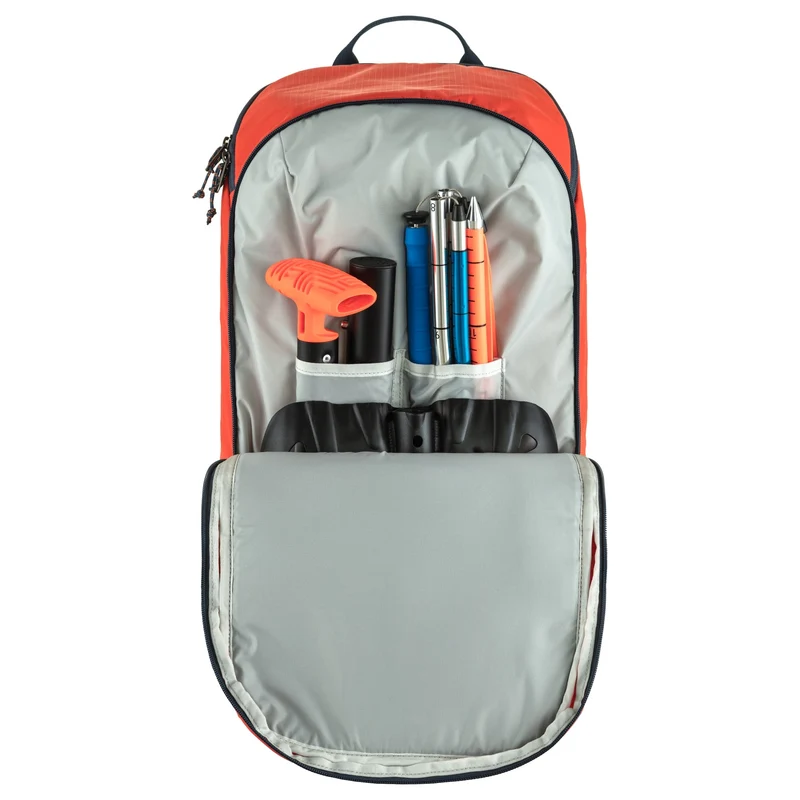 Fjällräven Bergtagen Touring 30 - Mochila de esquí (flame orange-mountain blue, M/L)