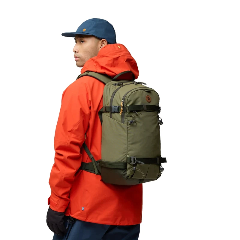 Fjällräven Bergtagen Touring 22 - Mochila de esquí 52 cm (laurel green/deep forest)
