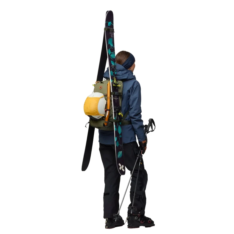 Fjällräven Bergtagen Touring 22 - Mochila de esquí 52 cm (laurel green/deep forest)