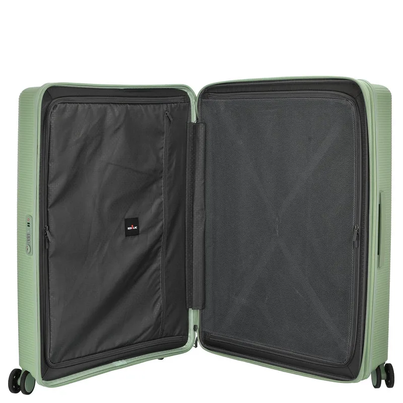 Echolac Forza - 4 ruedas - Trolley L 75 cm expandible (verde)
