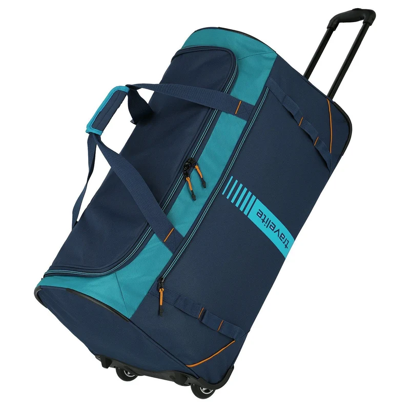 Travelite Basics Active - Bolsa de viaje con ruedas 86L 70 cm (petrol)