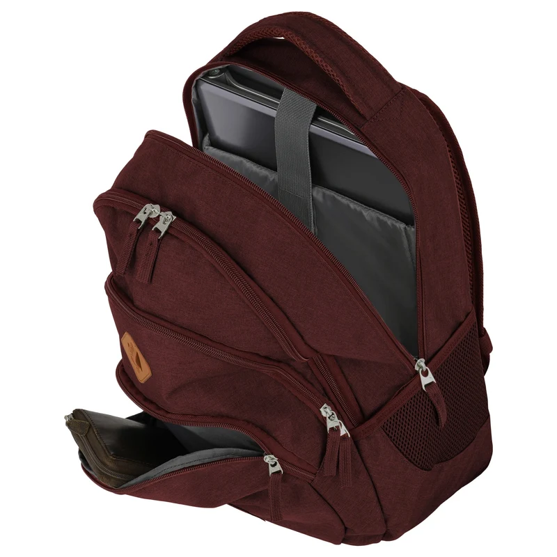 Travelite Basics Melange - Mochila 45 cm (bordeaux)