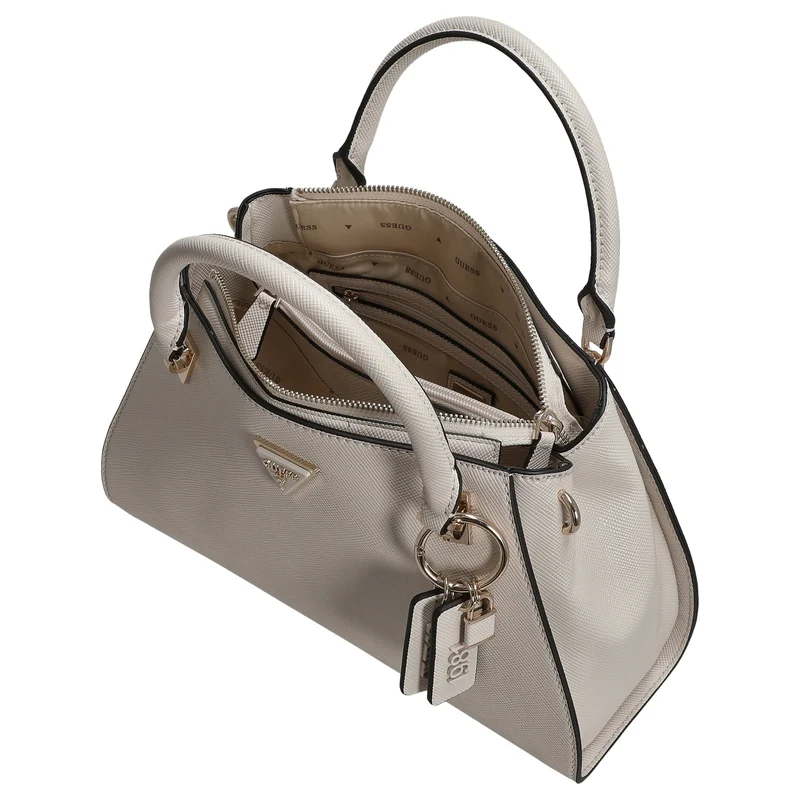 Guess Noelle II Luxury - Bolso de mano 24 cm (bone)