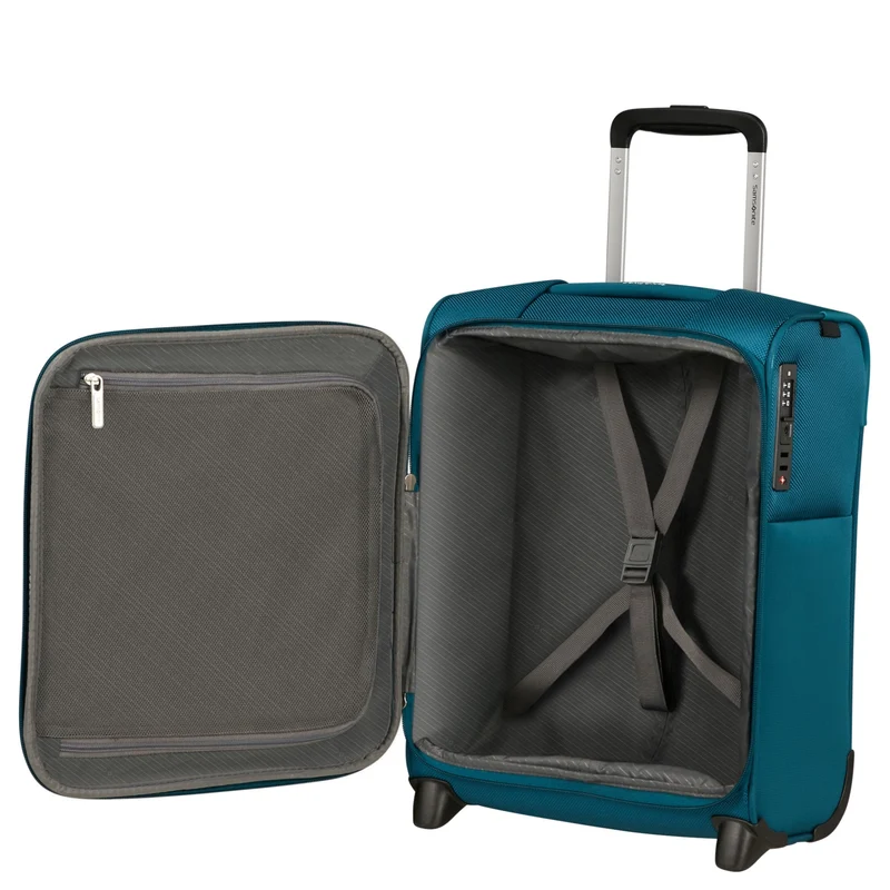Samsonite Base Breeze Upright Underseater - Trolley de cabina con 2 ruedas 45 cm (petrol blue)