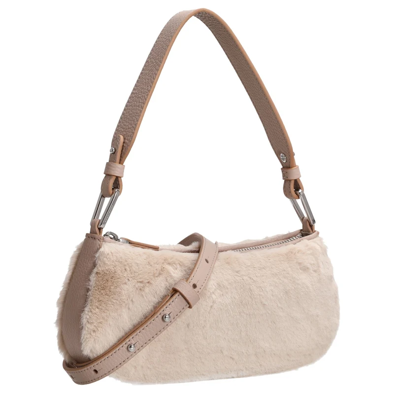 Coccinelle Merveille - Bolso de hombro 23 cm (natural/rosette)