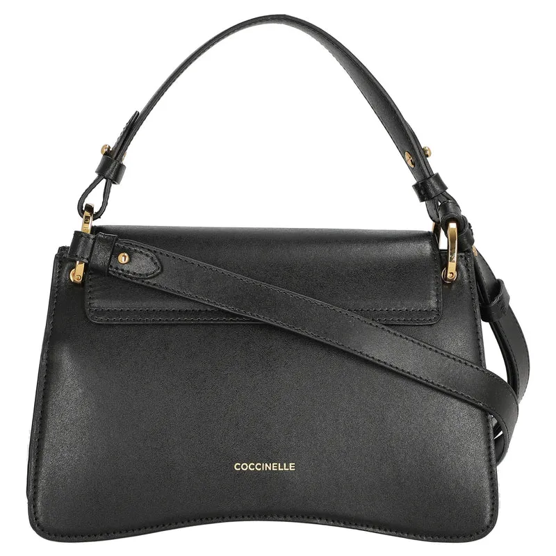 Coccinelle C-Me Calf - Bolso de mano 23.5 cm (schwarz)