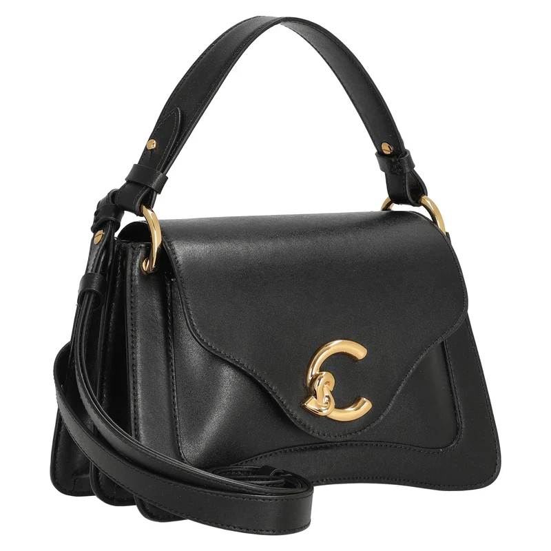 Coccinelle C-Me Calf - Bolso de mano 23.5 cm (schwarz)