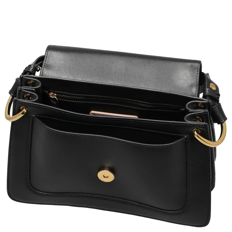 Coccinelle C-Me Calf - Bolso de mano 23.5 cm (schwarz)