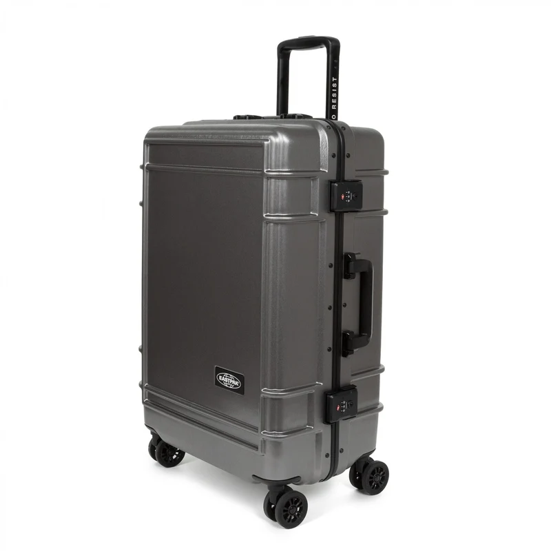 Eastpak selection Resist'r Case - Trolley de 4 ruedas M 68.5 cm (brushed metal)
