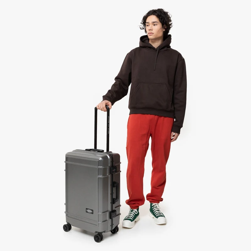 Eastpak selection Resist'r Case - Trolley de 4 ruedas M 68.5 cm (brushed metal)