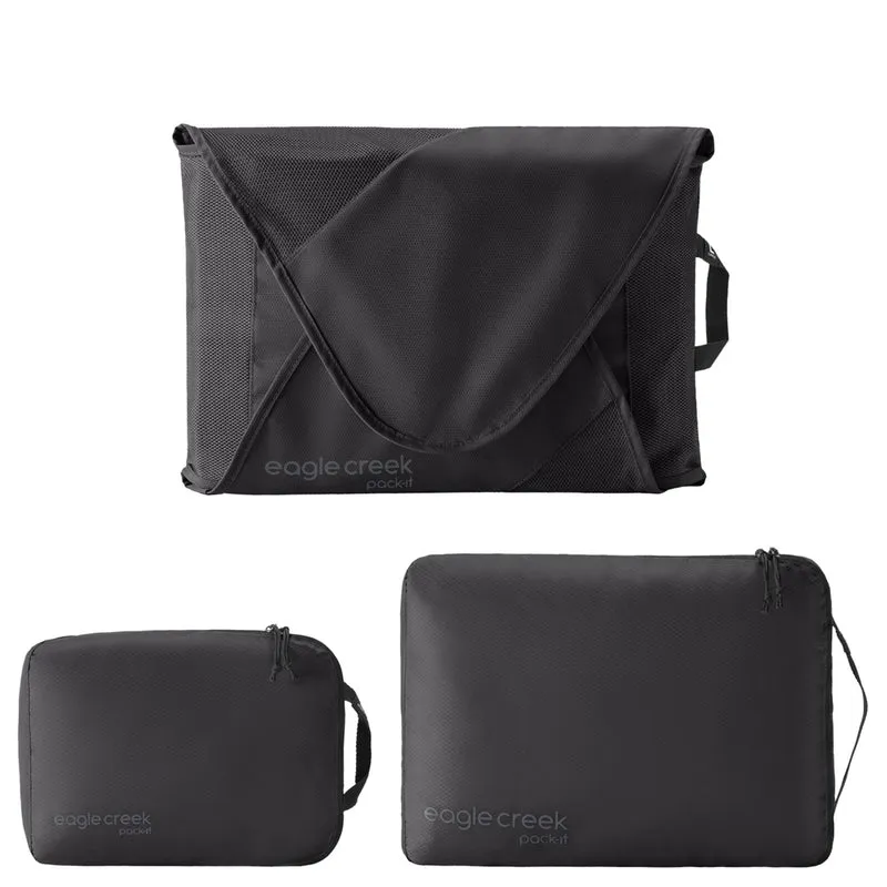 Eagle Creek Pack-It Starter Set 3tlg - Bolsa de compresión (black)