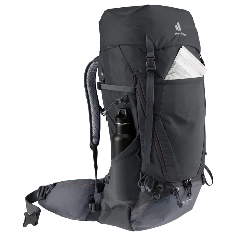 Deuter Futura Air Trek 45 + 10 SL - Mochila de trekking para mujer 72 cm (black-graphite)