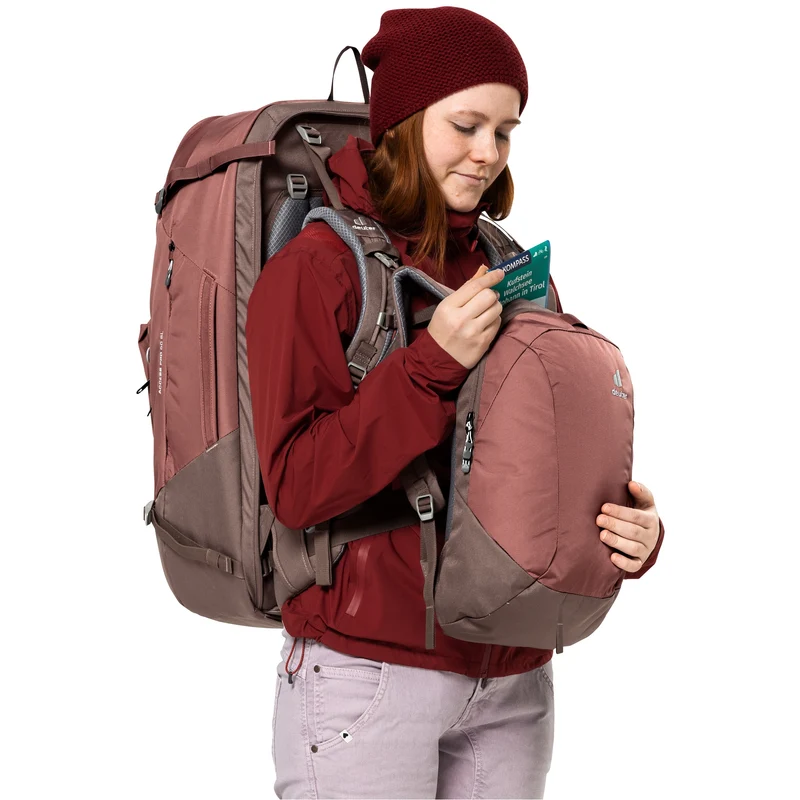 Deuter Access Pro 60 SL - Mochila de viaje para mujer 66 cm (caspia-raisin)