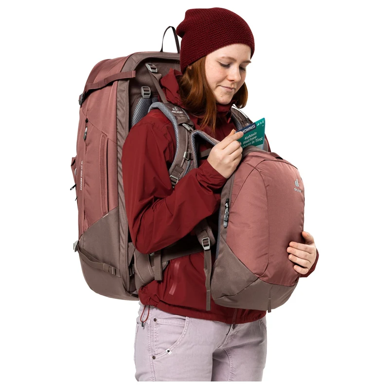 Deuter Access Pro 60 SL - Mochila de viaje para mujer 66 cm (caspia-raisin)