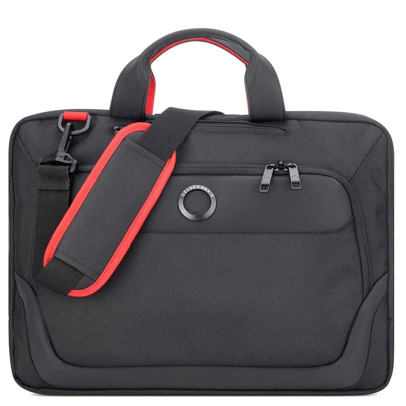 Delsey Paris Parvis Plus - Maletín 15.6" 41 cm (schwarz)