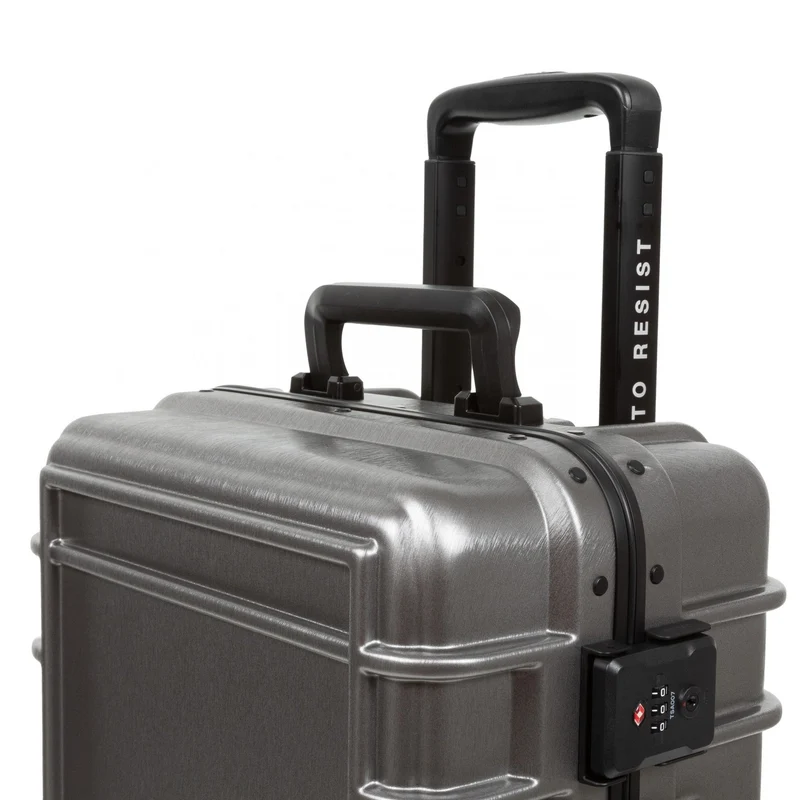 Eastpak selection Resist'r Case - Trolley de cabina con 4 ruedas S 55 cm (brushed metal)